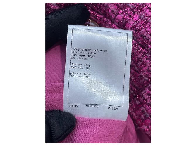 Chanel Tweed Jacke Größe 34 - Ansicht 9