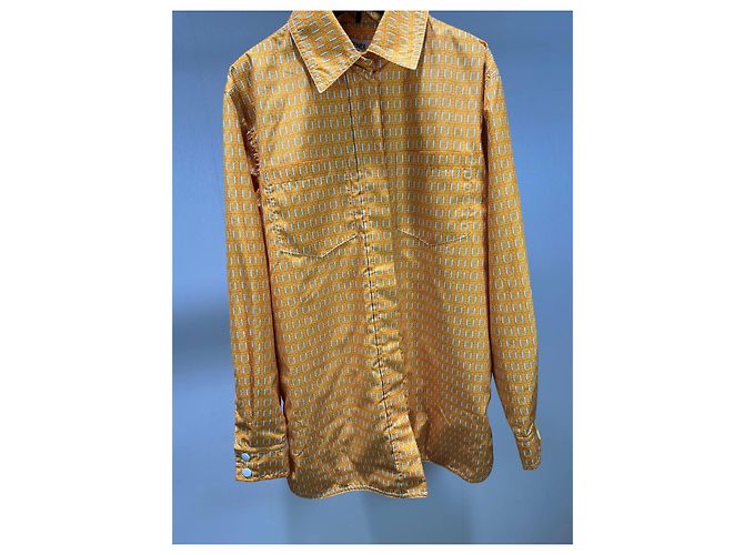 Fendi Windjacke Gelb mit Allover-Logo Polyamid - Ansicht 3
