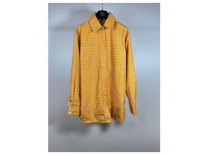 Fendi Windjacke Gelb mit Allover-Logo Polyamid - Ansicht 7