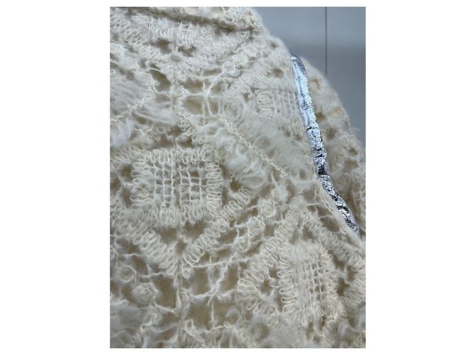 Chanel Jacke aus beige Tweed Größe 34 - Ansicht 3