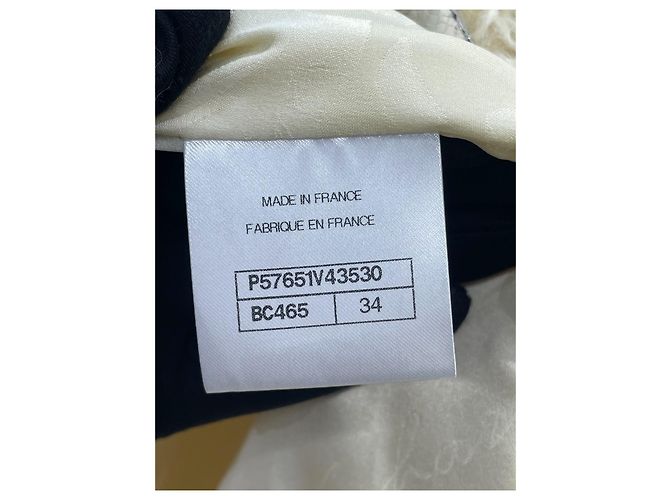 Chanel Jacke aus beige Tweed Größe 34 - Ansicht 8