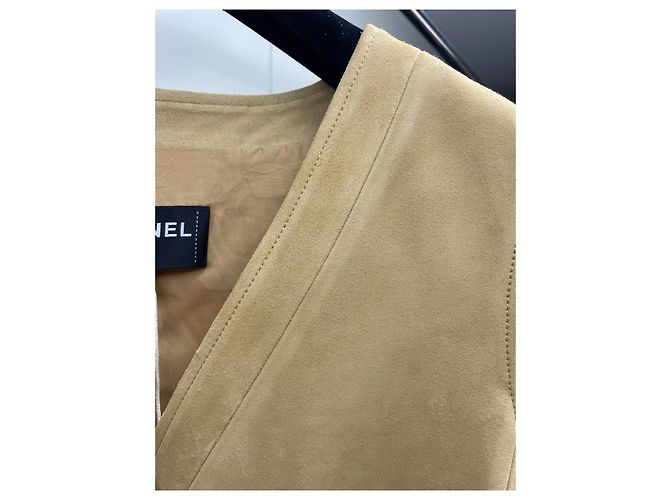 Chanel Kleid Camel Wildleder - Ansicht 5