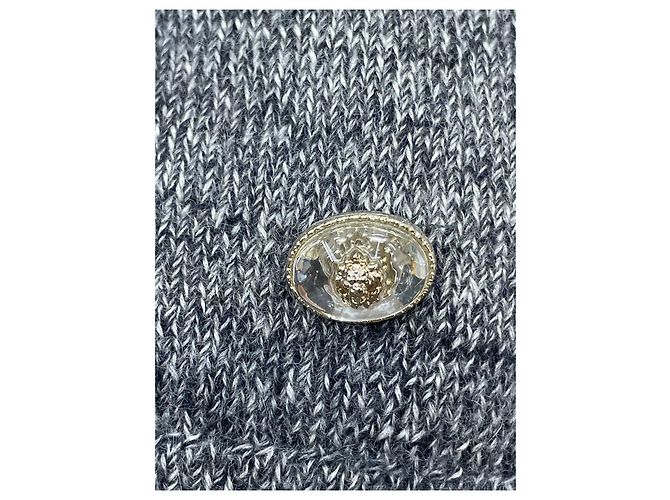 Chanel Kaschmir Weste mit Pailletten Tee-Set Abzeichen - Ansicht 5