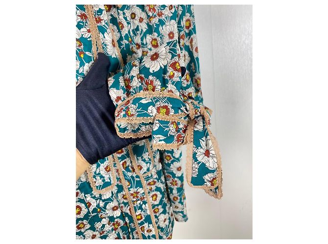 Camicia Gucci con Fiocco Floreale in Cotone - vista 4