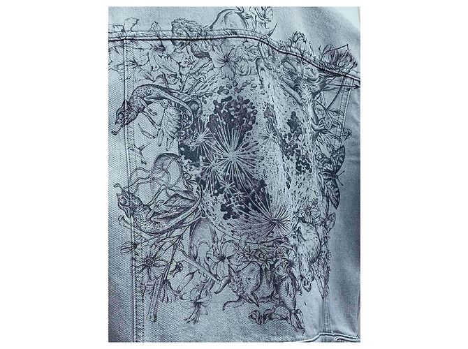 Dior Jeansjacke Blau Animal Collection - Ansicht 3