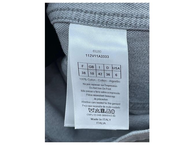 Dior Jeansjacke Blau Animal Collection - Ansicht 5