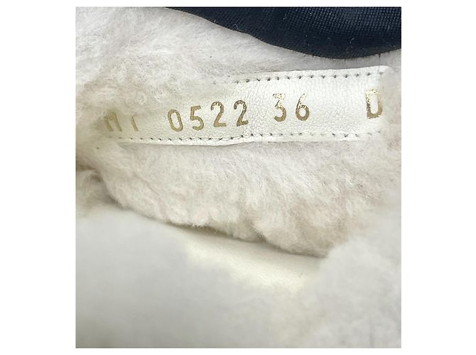 Dior Shearling Clogs White - view 3