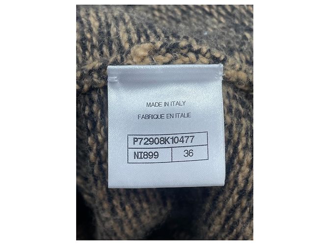 Chanel Cardigan Jacke Camel Wolle - Ansicht 8