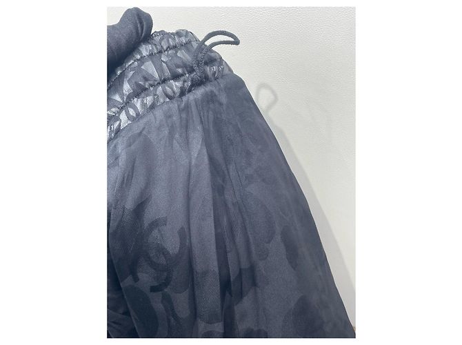 Chanel Hose mit Logo Print Viskose Schwarz - Ansicht 8