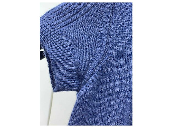 Hermès Oberteil aus Kaschmir in Navy - Ansicht 5