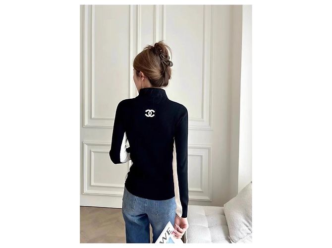 Chanel Strickjacke aus Kaschmir 23N Ski Kollektion - Ansicht 9