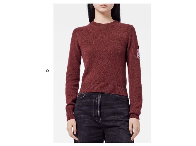 Chanel Strickjacke Kaschmir Burgund Gitarrenmotiv - Ansicht 8