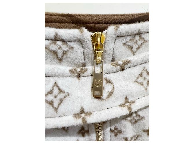Louis Vuitton Monogramm Wollrock Hohe Taille - Ansicht 4