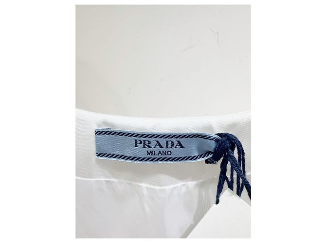 Vestido Prada Blanco de Algodón - vista 2
