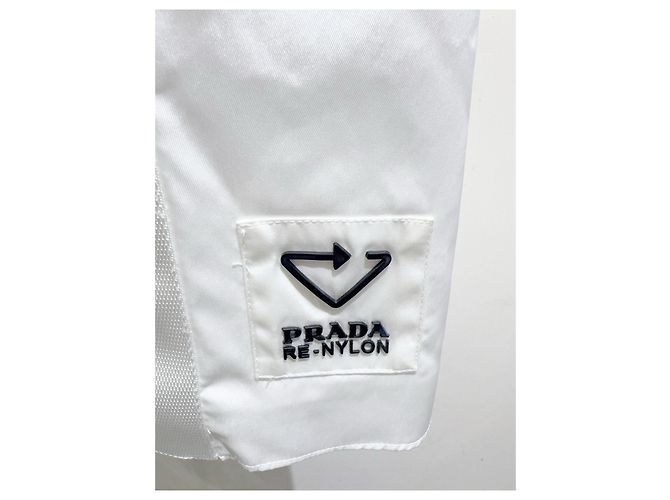 Vestido Prada Blanco de Algodón - vista 4