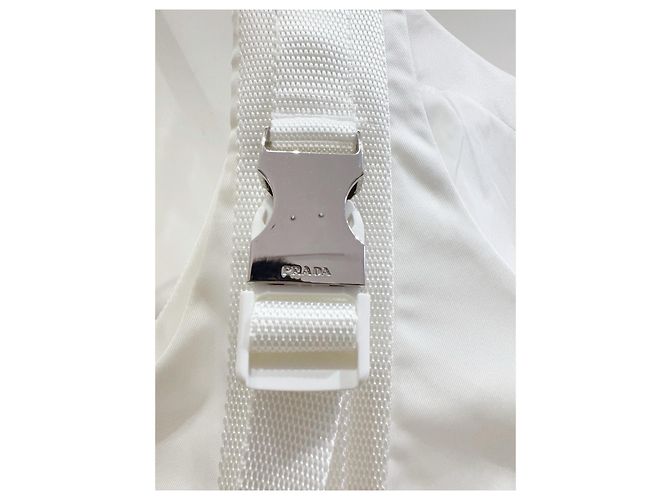 Vestido Prada Blanco de Algodón - vista 5