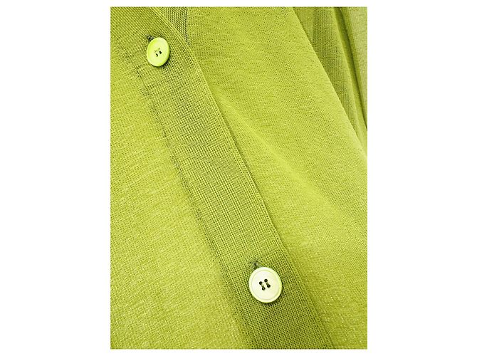 Miu Miu Leichter Cardigan aus Baumwolle Grün - Ansicht 4