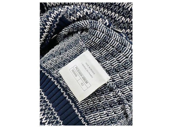 Chanel Gestreifter Baumwoll Cardigan - Ansicht 6