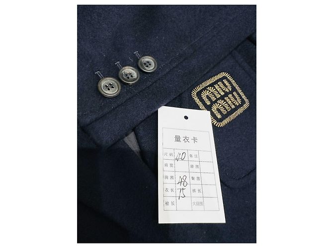 Miu Miu Navy Wool Blazer Jacket - view 7