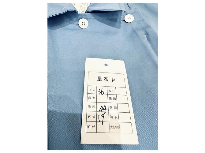 Top Miu Miu de algodón azul - vista 6