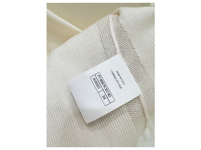 Chanel Seidentop weiß mit Rüschen - Ansicht 5