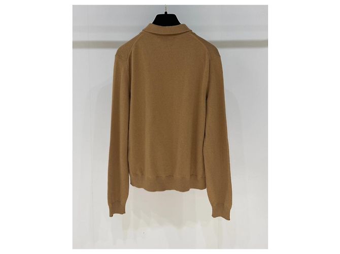 Loro Piana Polohemd aus Wolle Camel - Ansicht 6