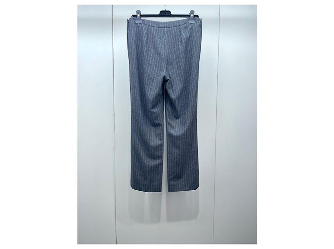 Pantalones Chanel de lana con rayas verticales - vista 2