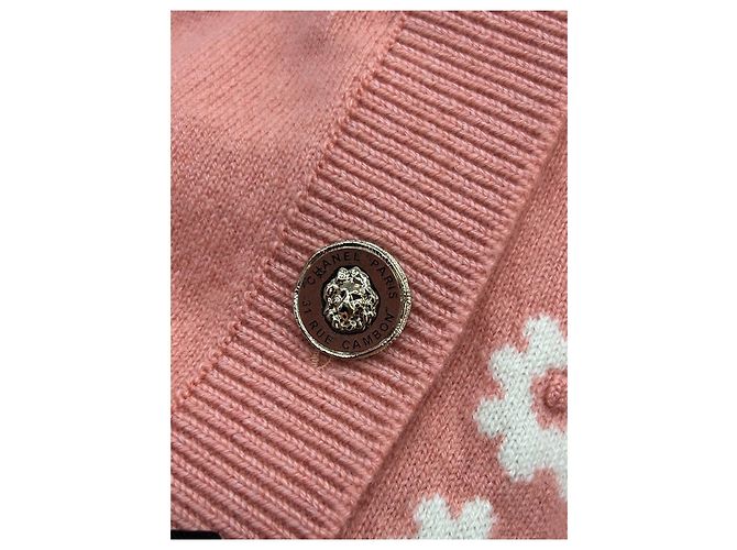 Falda Chanel de Cachemira Daisy Double C de Punto - vista 5
