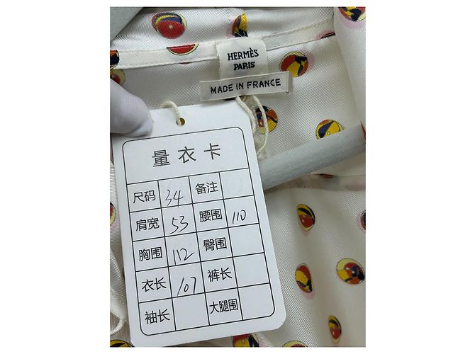 Vestido Hermès de seda con hebilla de cristal - vista 5