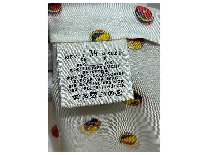 Vestido Hermès de seda con hebilla de cristal - vista 7