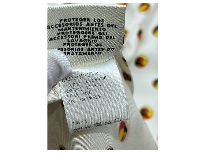 Vestido Hermès de seda con hebilla de cristal - vista 9