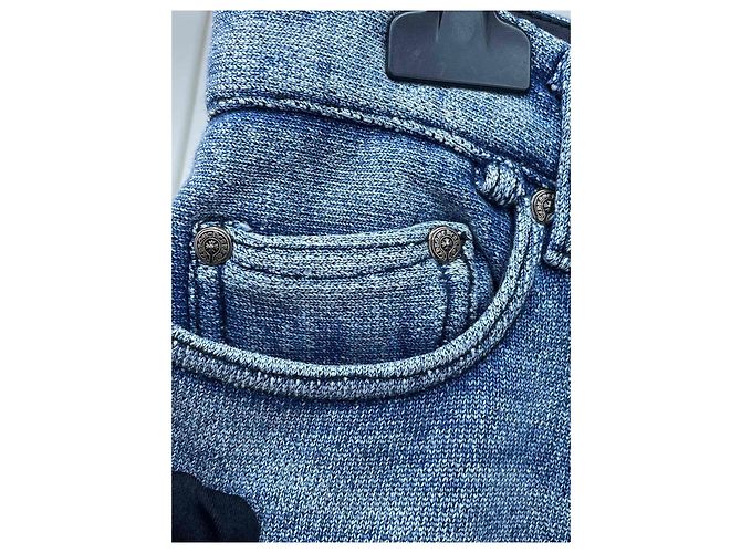 Chrome Hearts Jeans aus blauem Denim - Ansicht 3