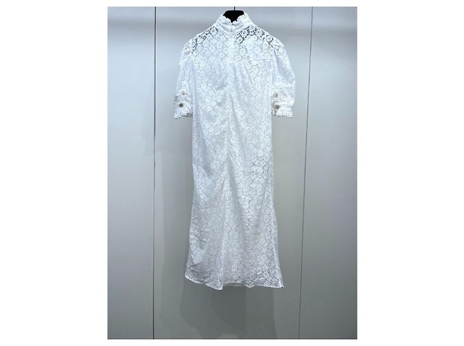 Vestido de encaje blanco Gucci - vista 2