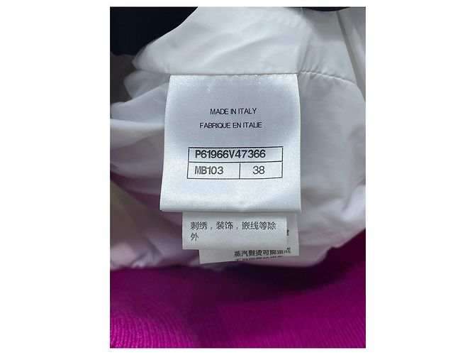 Chanel Steppjacke mit Schneeflocken Muster - Ansicht 7
