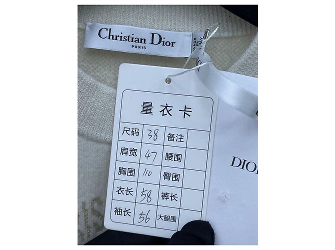 Dior Strickpullover aus weißem Kaschmir - Ansicht 4