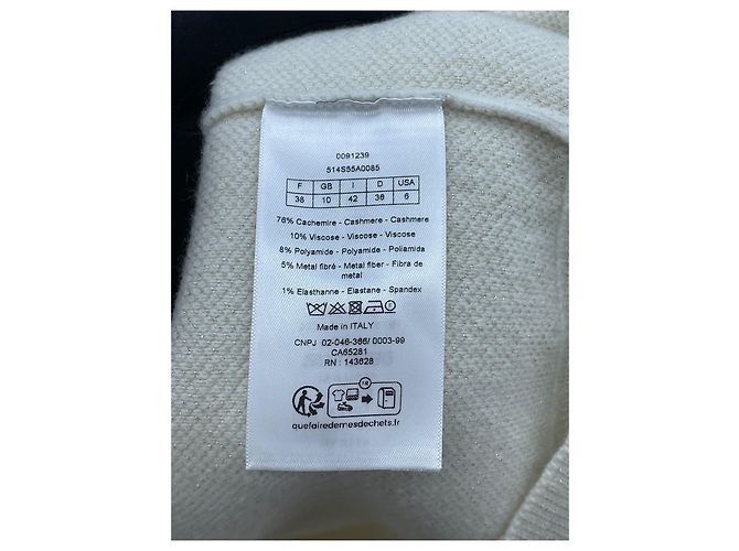 Dior Strickpullover aus weißem Kaschmir - Ansicht 5