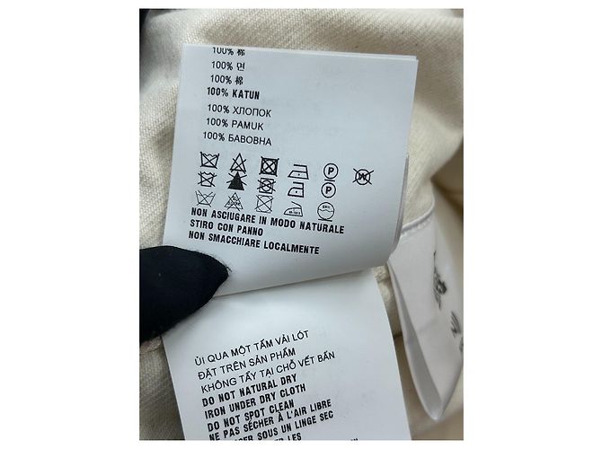 Miu Miu Kurze Jacke aus beige Denim - Ansicht 7