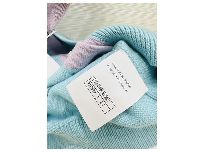 Top Chanel de algodón con cuello halter y tirantes - vista 4