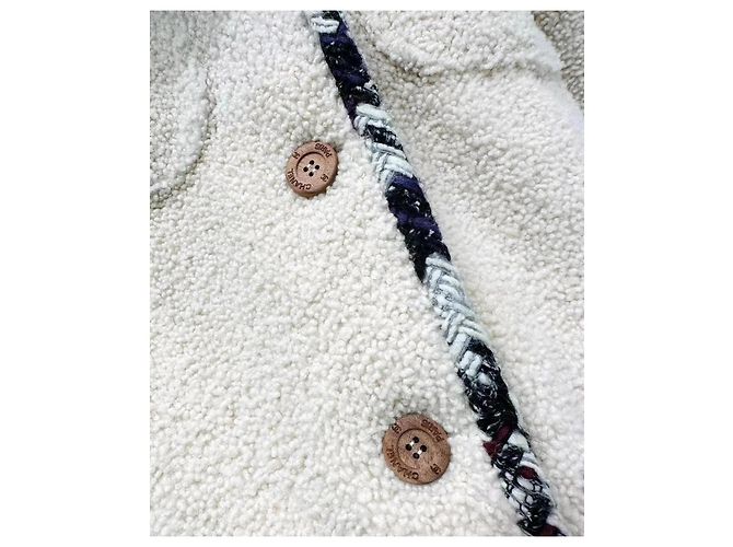 Cappotto Chanel in shearling con cappuccio - vista 3