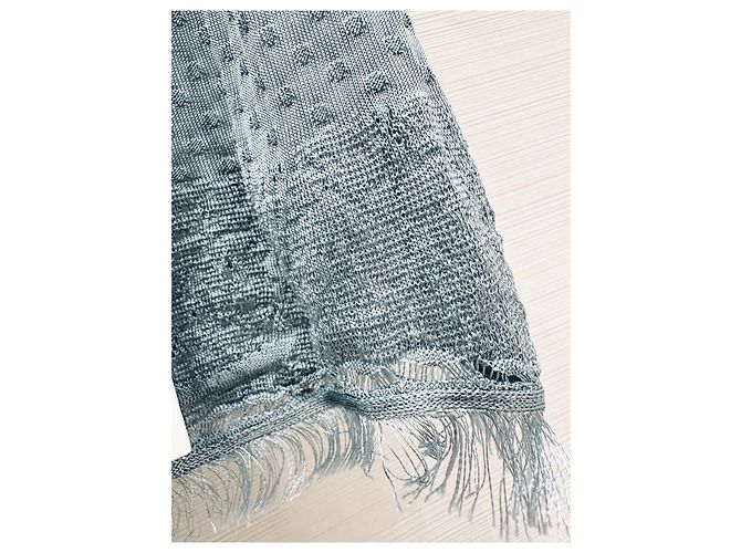 Camisola Chanel de seda azul - vista 4