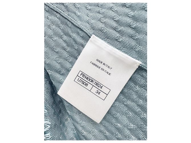 Camisola Chanel de seda azul - vista 5