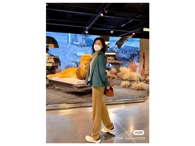 Chaqueta Loro Piana Turquesa de Poliamida Oversize con Capucha - vista 5