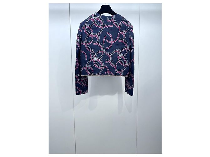 Giacca Chanel in Tweed con Logo Graffiti - vista 2