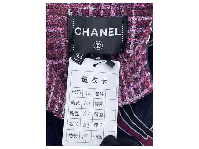 Giacca Chanel in Tweed con Logo Graffiti - vista 5