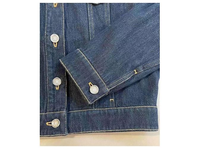 Chanel Jeansjacke Blau Grösse 36 - Ansicht 5