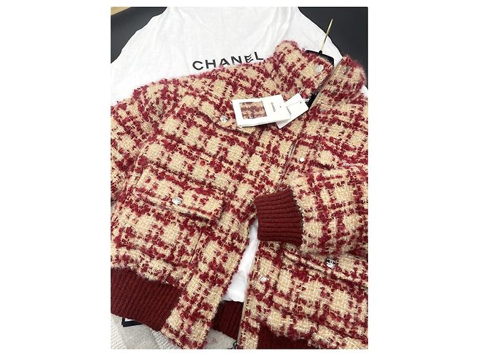 Chanel Coco Neige Tweed Daunenjacke - Ansicht 4