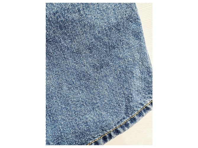 Shorts Chanel de Denim Azul - vista 5