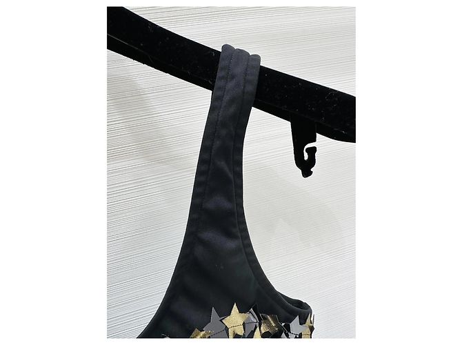 Chanel Einteiler Badeanzug mit Cut-out und Stern - Ansicht 3