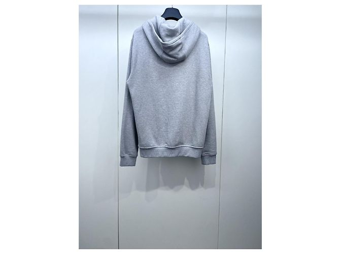 Top con Capucha Hermès de Algodón Gris - vista 2