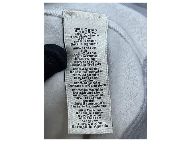 Top con Capucha Hermès de Algodón Gris - vista 6